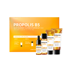 [SOMEBYMI] Propolis B5 Glow Barrier Calming Starter Kit [Cleanser 30ml, Toner 30ml, Serum 10ml, Cream 20g]